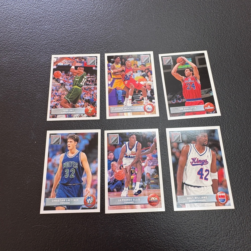 1992 Upper Deck Future Force Basketball Card Lot Laettner Gugliotta 6 Card Set